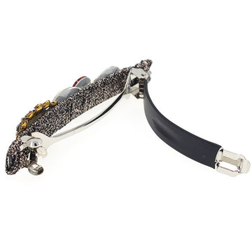 Blackberry Hair Barrette w/ Rhinestones